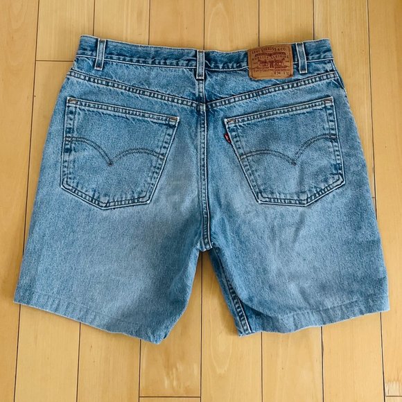 Levi's Pants - Vintage Levi’s Classic 505 Denim Shorts High Rise Mid Thigh 90s Cut Off, Size 33